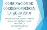 Combinación de correspondencia en word 2013