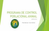 Programa de control poblacional animal Maynas Iquitos 2014 (Esterilizaciones)