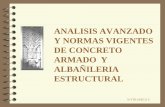 Análisis avanzado de concreto armado y albañilería estructural