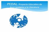 PEDAL - Proyecto Educativo De Acercamiento a la Literatura 2012