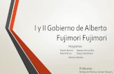 I y II gobierno de Alberto Fujimori