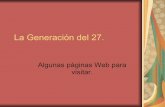 La GeneracióN Del 27 Webs