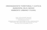 Ordenamiento Territorial y Justicia Ambiental