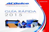 catalogo guia rapida acdelco 2015