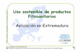 Uso Sostenible de Productos Fitosanitarios: Aplicación en Extremadura