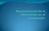 Representación de la información en el computador