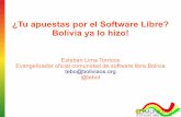 ¿Tu apuestas por el software libre? Bolivia ya lo hizo