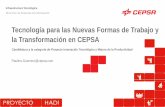 Proyecto Cepsa “Tecnología para las Nuevas Formas de Trabajo y la Transformación en Cepsa” premio AUTELSI 2015