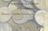 Monografía "Historia de la moneda"