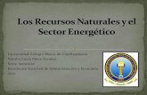 Los recursos naturales y el sector energético