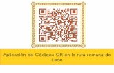 Aplicación de Códigos QR en la ruta romana de León