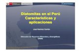 Diatomitas en el Perú: características y aplicaciones