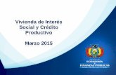 Presentación Créditos de Vivienda de Interés Social y Créditos Productivos