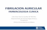 Fibrilacion auricular farmacologia clinica