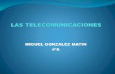 Trabajo de las telecomunicaciones ( Power Point)