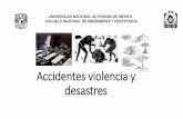 Accidentes, violencia y desanstres 2015 2