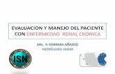 Evaluacion y manejo del paciente con enfermedad  renal