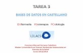 TAREA 3. Competencias Informacionales en Ciencias de la Salud