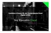 Cambios al Anexo 20, del Comprobante Fiscal Digital (CFDI)