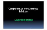 Componentes electrónicos básicos. resistencias.color