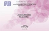 Catalogo 20 Obras Modernistas- Angelick Vargas