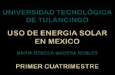 ENERGIA SOLAR EN MEXICO