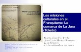 Las misiones culturales en el Franquismo: La comarca de La Jara (Toledo)