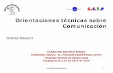 Orientaciones Técnicas sobre Comunicación (AITP 2015)