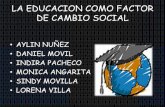 La educacion como factor de cambio social (1)
