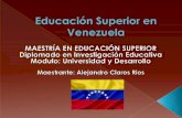Educación Superior en Venezuela