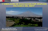 Primer simulacro de evacuaci³n por erupci³n volcnica del misti, arequipa â€“ perPrimer simulacro de evacuaci³n por erupci³n volcnica del Misti, Arequipa