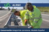Conservación de carreteras - Modelo español