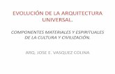 Evolución de la arquitectura universal
