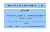 Urgencias ginecologicas