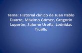 Historial clinico de personajes de la historia latinoamericana.
