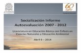 Socializacion Informe Autoevaluación abril 8
