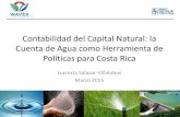 Contabilidad del capital natural la cuenta de agua como herramienta de políticas para Costa Rica (Banco Central)