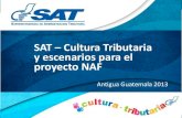 SAT – Cultura Tributaria y escenarios para el proyecto NAF Antigua Guatema
