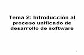 Introducción al proceso unificado de desarrollo de software en Curso de Analisis y Diseño Orientado a Objetos con UML