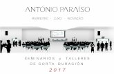 Catalogo Seminarios y Talleres Cortos Antonio Paraiso