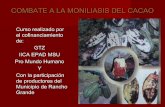 Capacitación combate a la moniliasis del cacao en el Municipio de Rancho grande, Nicaragua