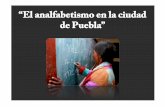 El analfabetismo en la ciudad de Puebla