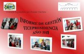 Informe Gestión 2011 Comisión de Admón y Servicios Públicos