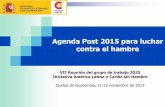 Carlota Merchán - AECID - Agenda post 2015 para luchar contra el hambre
