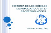 Historia de los códigos deontológicos en la profesión médica