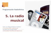 5. La radio musical en España