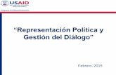 Clase Magistral: Representación política, promoción del diálogo y gestión de conflictos sociales
