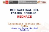 Rednace: Red Nacional del Estado Peruano