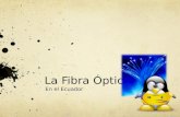 Uso Fibra Optica Ecuador