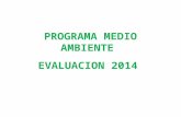 Evaluacion programa medio ambiente garin 2014 desafios 2015